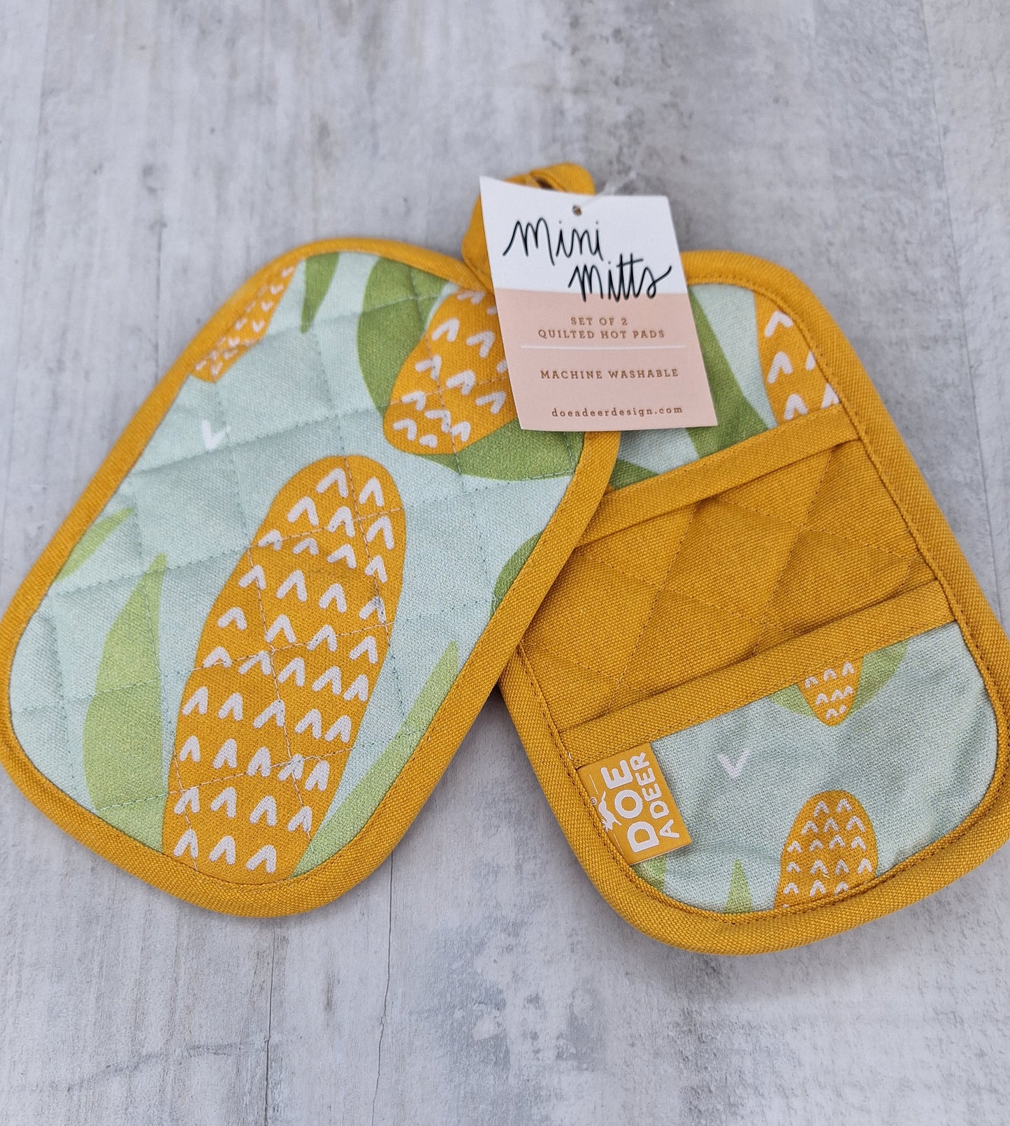 Doe A Deer Potholders/Mini Mitts (2 Pack)