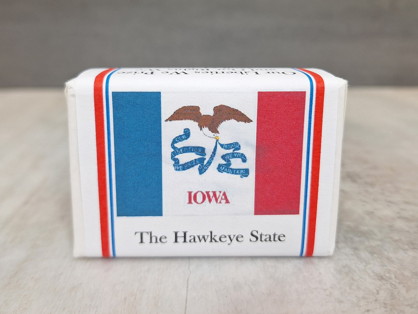 Jabones con la bandera de Iowa