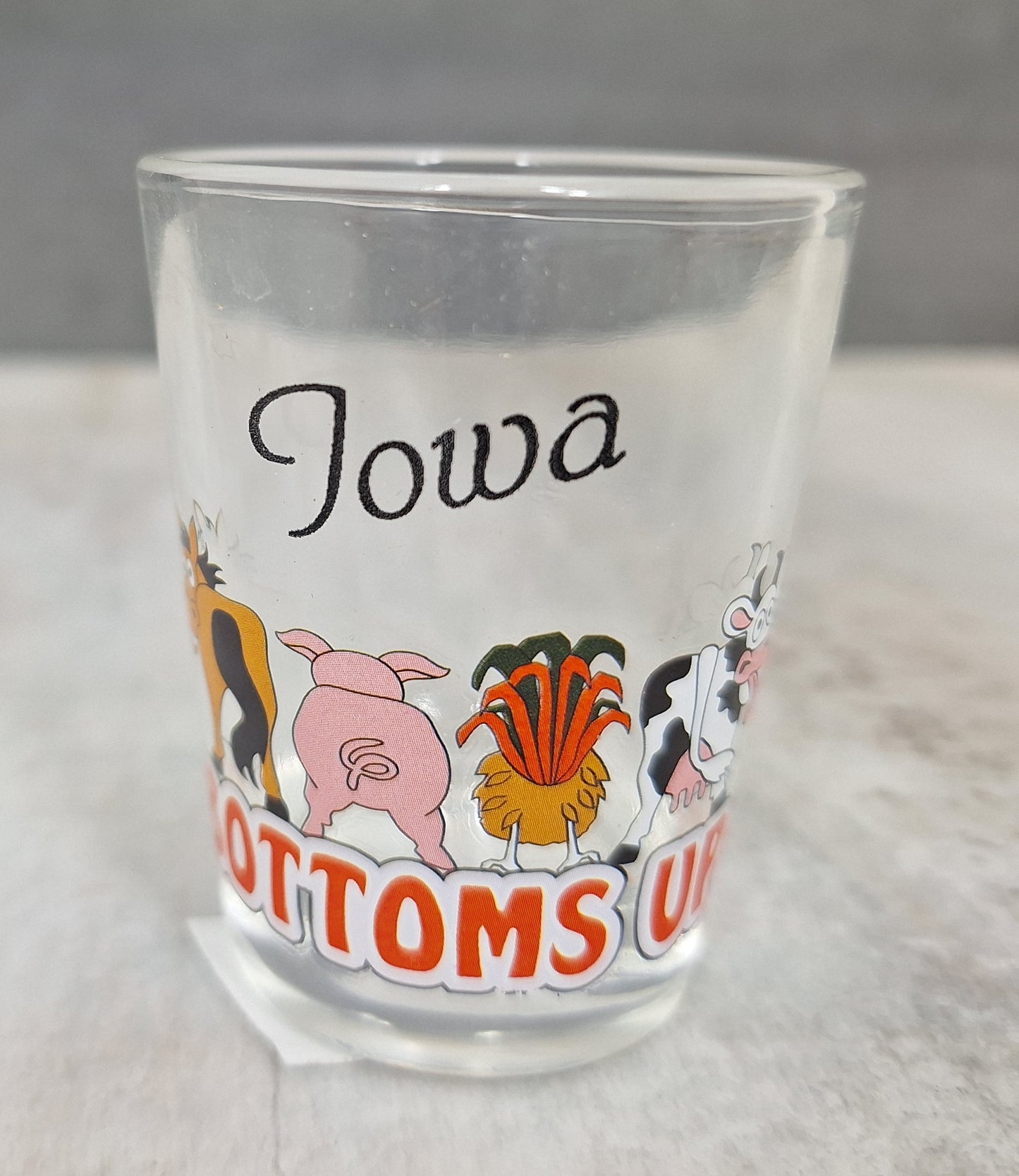 Bottoms Up Shotglass
