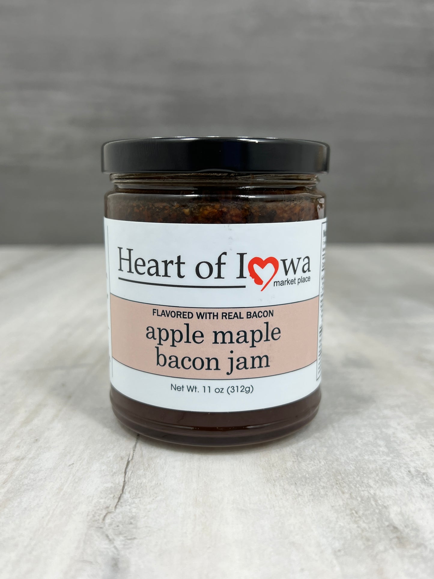 Mermeladas de tocino del corazón de Iowa