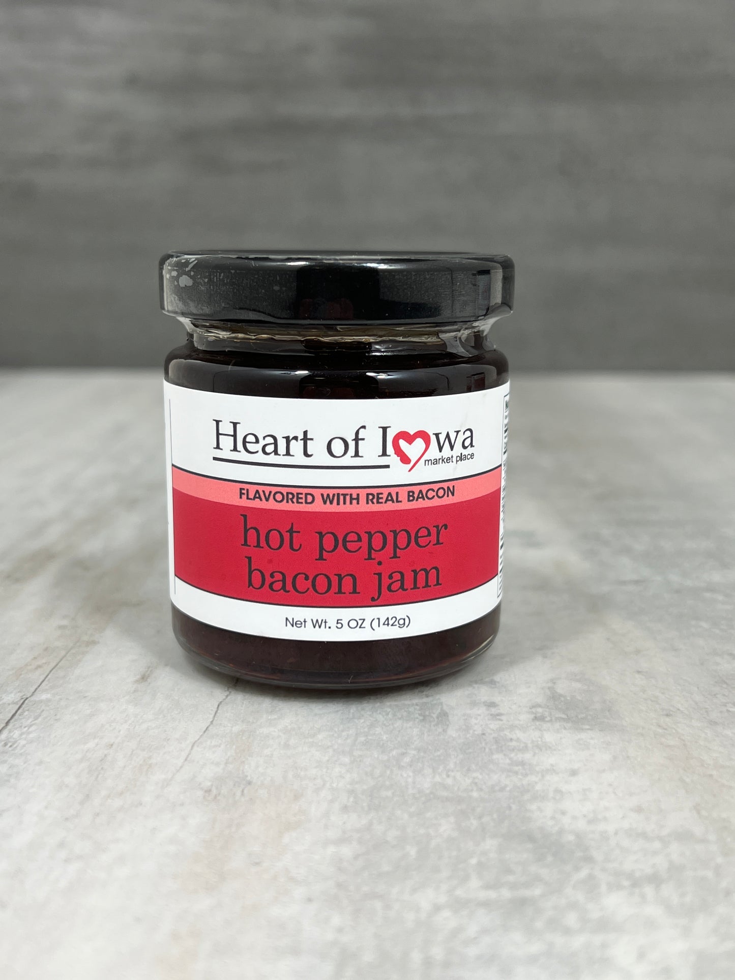 Mermeladas de tocino del corazón de Iowa