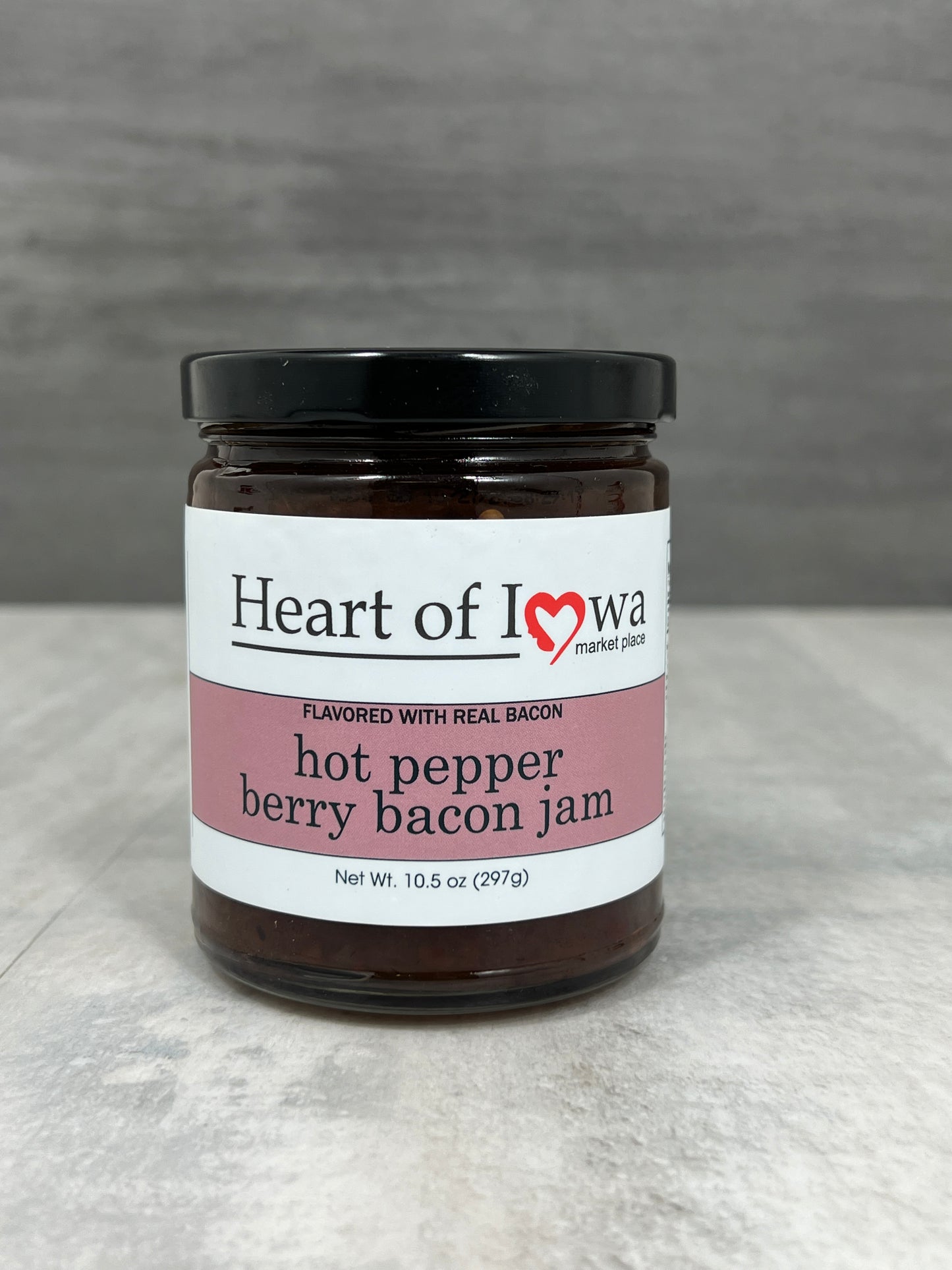 Mermeladas de tocino del corazón de Iowa