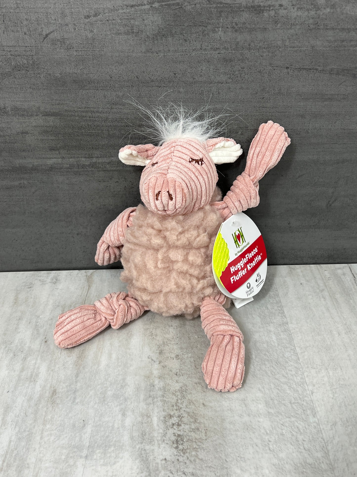 Juguete para perros con nudos de vellón Penélope Pig