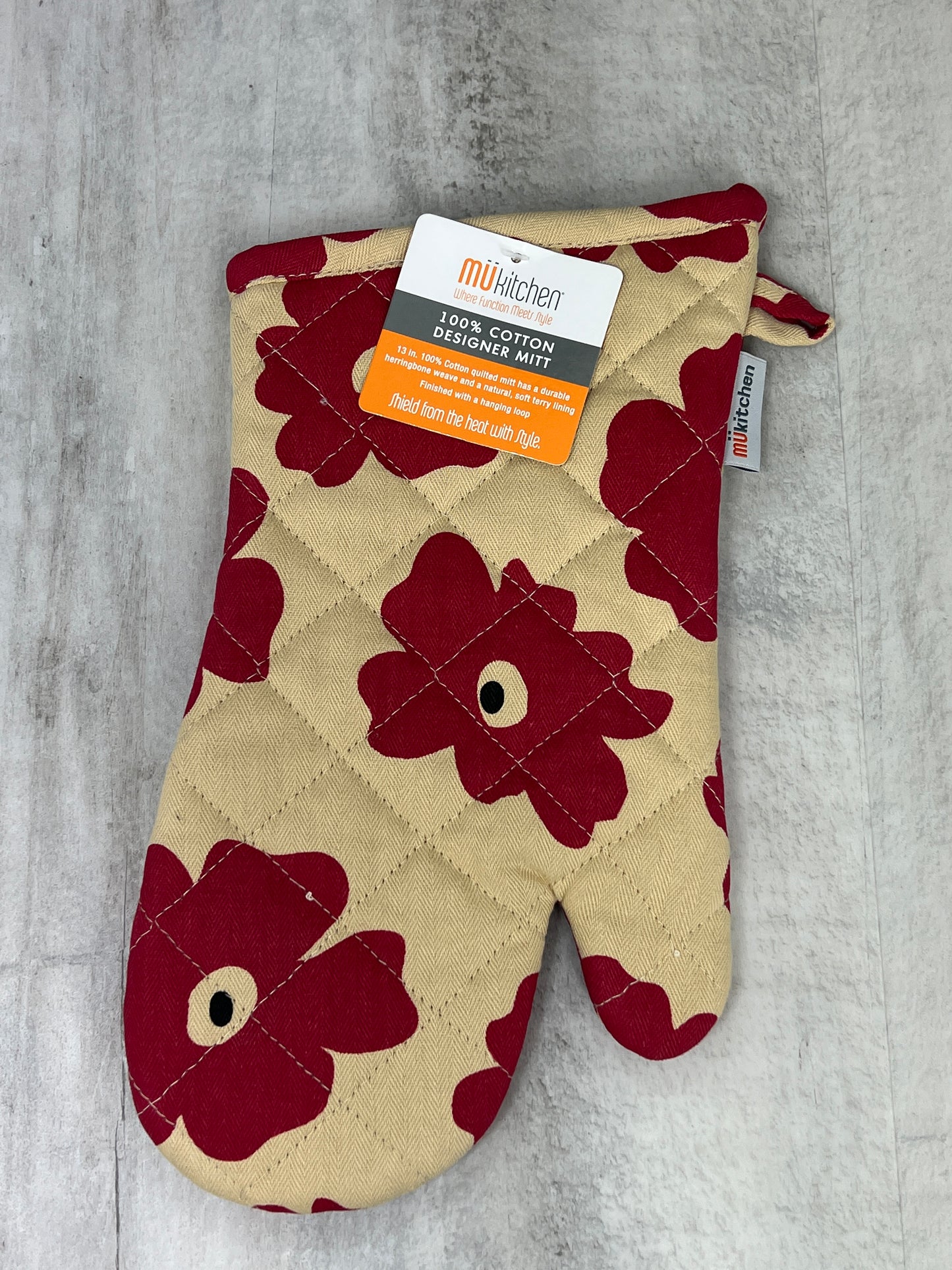 Manopla y soporte para ollas para horno de cocina MU