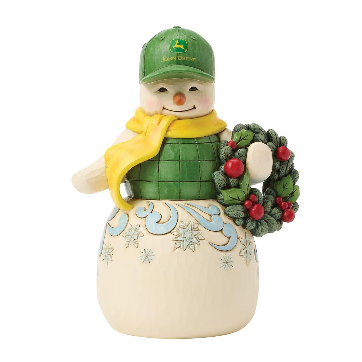 Jim Shore - John Deere Snowman Figurine