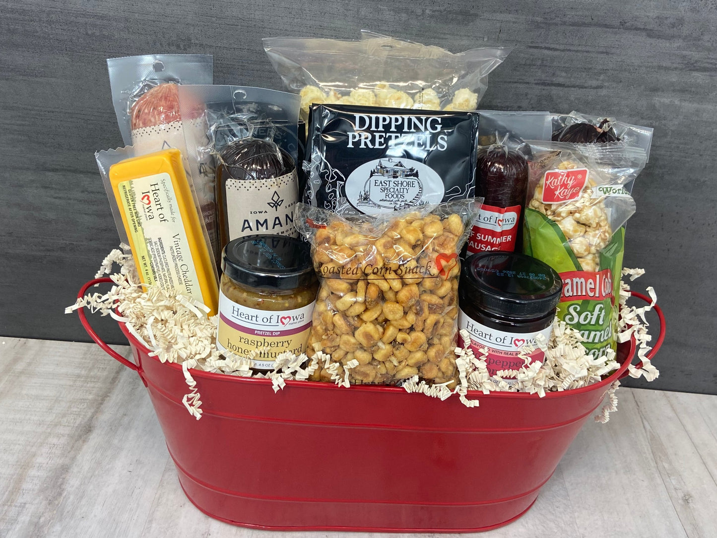Cesta de regalo para amantes de la carne