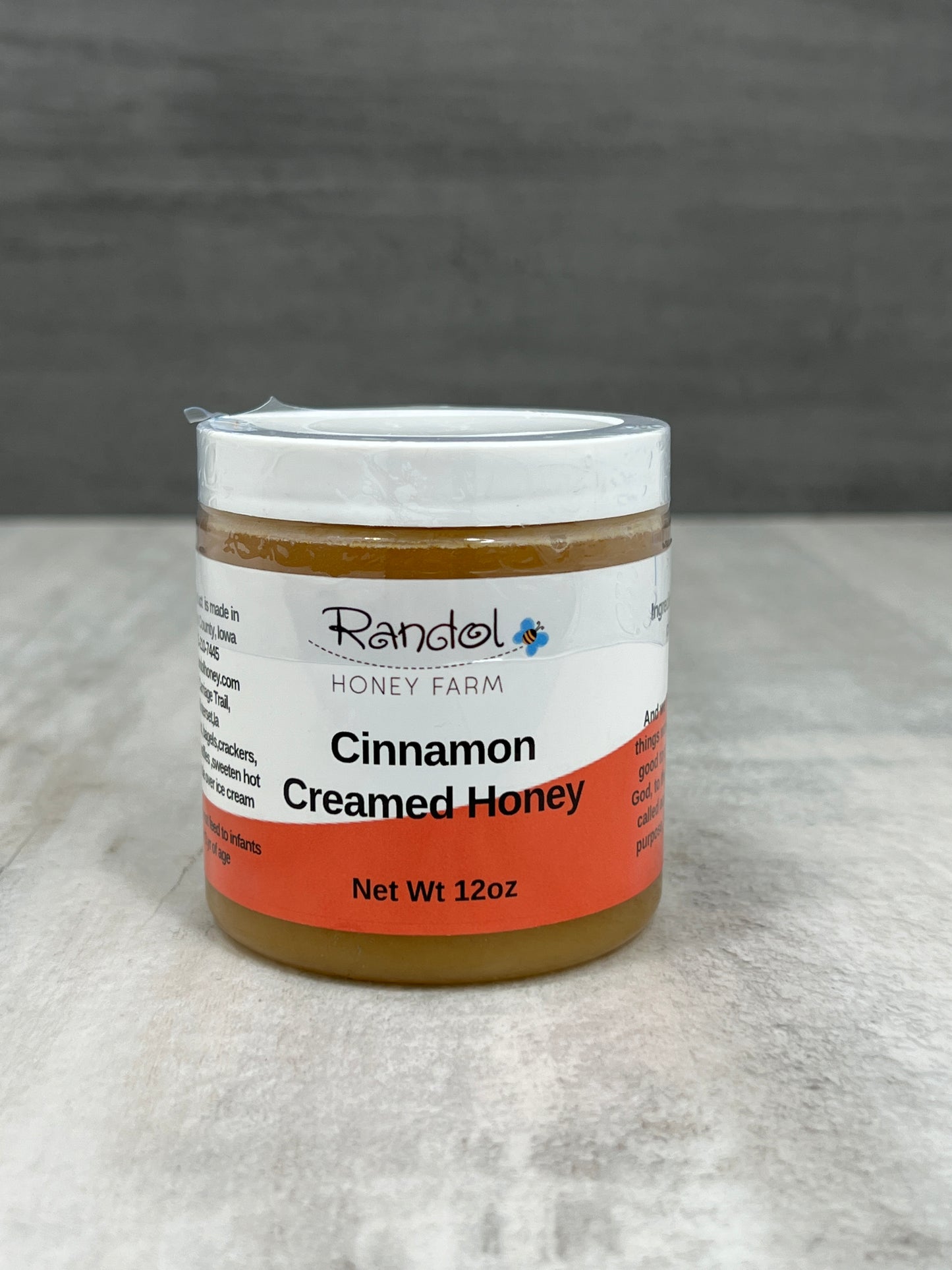 Miel cremosa con canela Randol (12 oz)