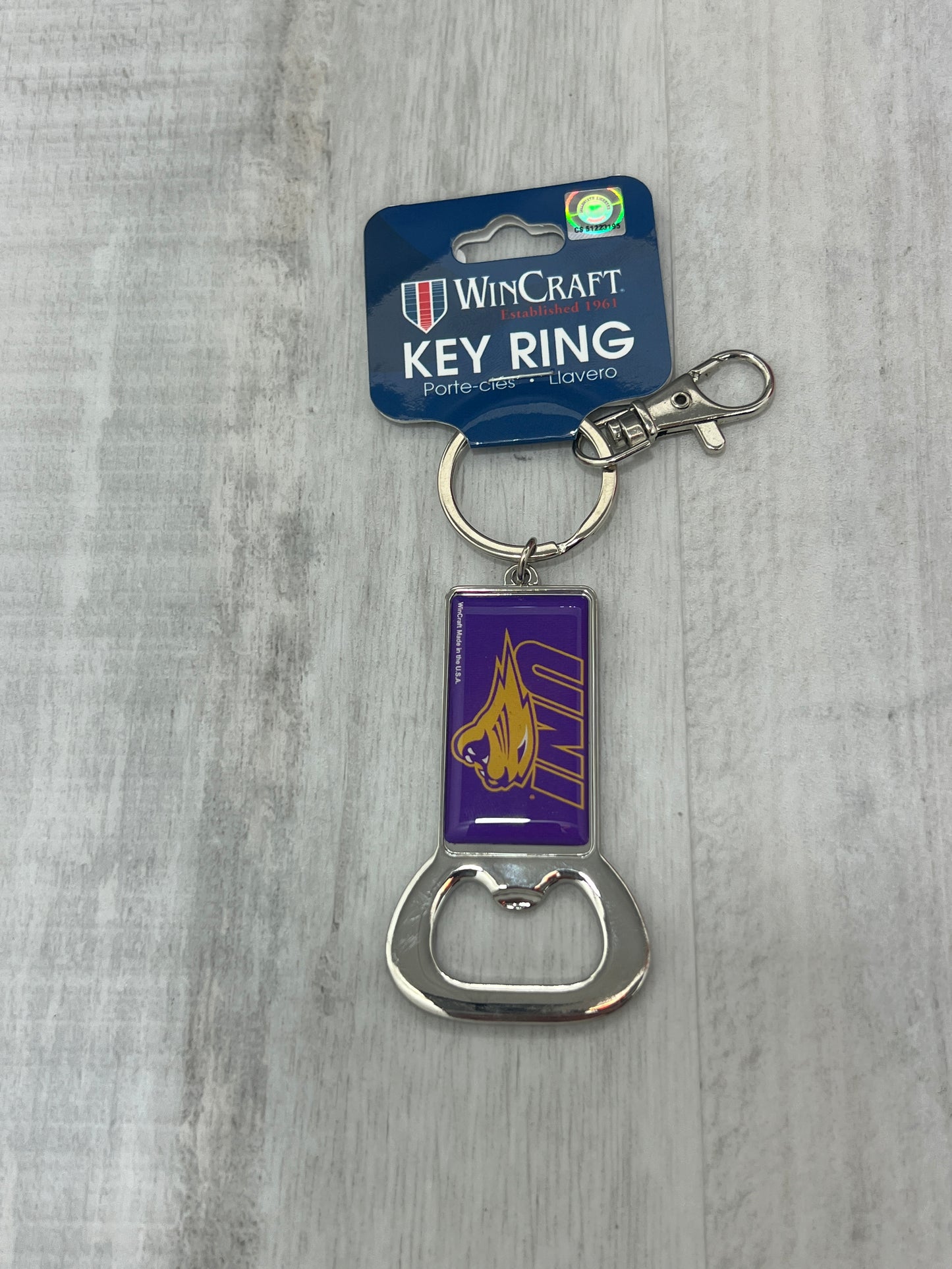Collegiate Keyring Bottle Opener
