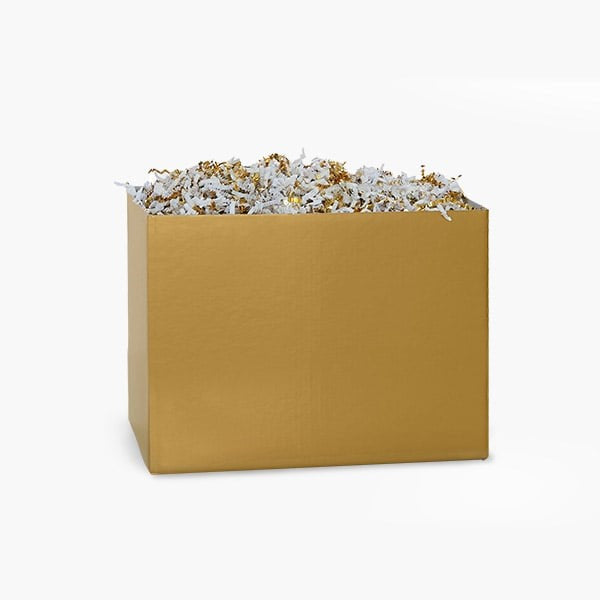 Cesta de regalo con saludos de la temporada