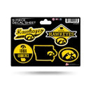 Collegiate 5 Pack Stickers