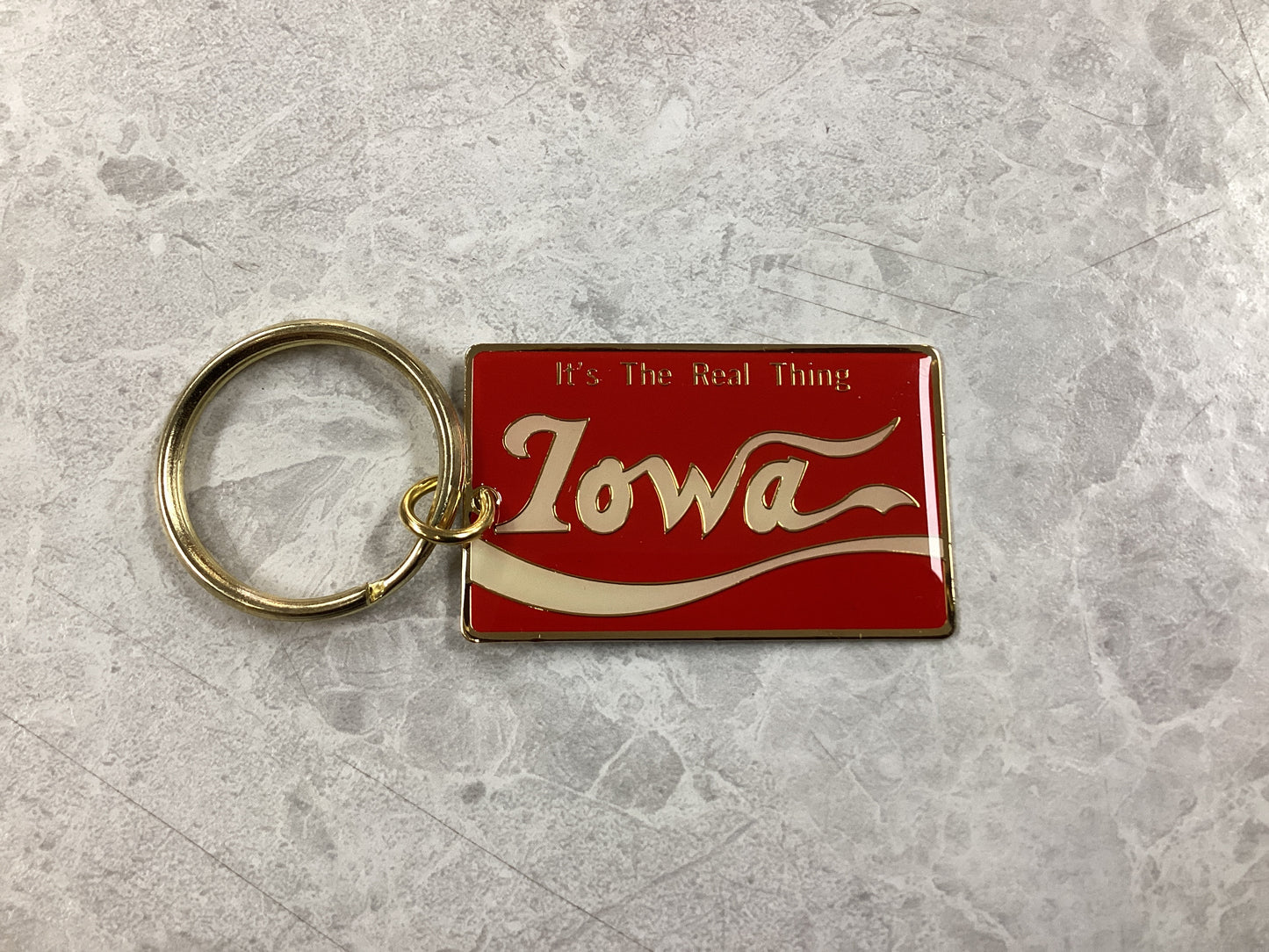 Iowa "Real Thing" Keychain