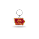 Iowa State Cyclone Shaped Keychain