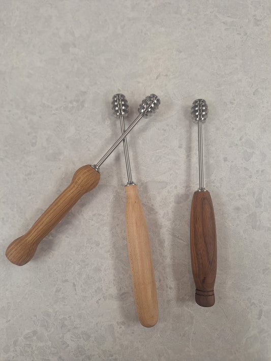 Metal Honey Dipper with Handmade Handles