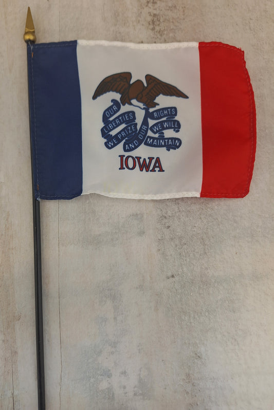 Mini Iowa Flag