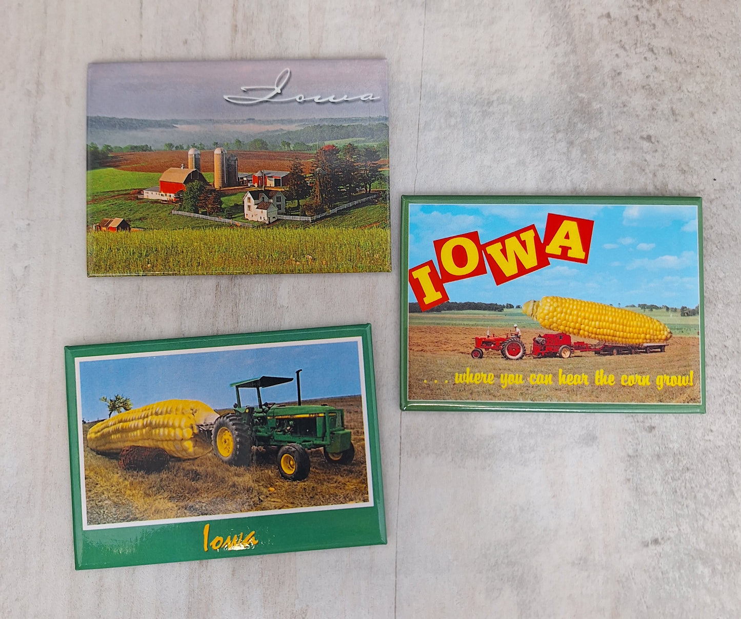 Iowa Badge Magnet (various designs)