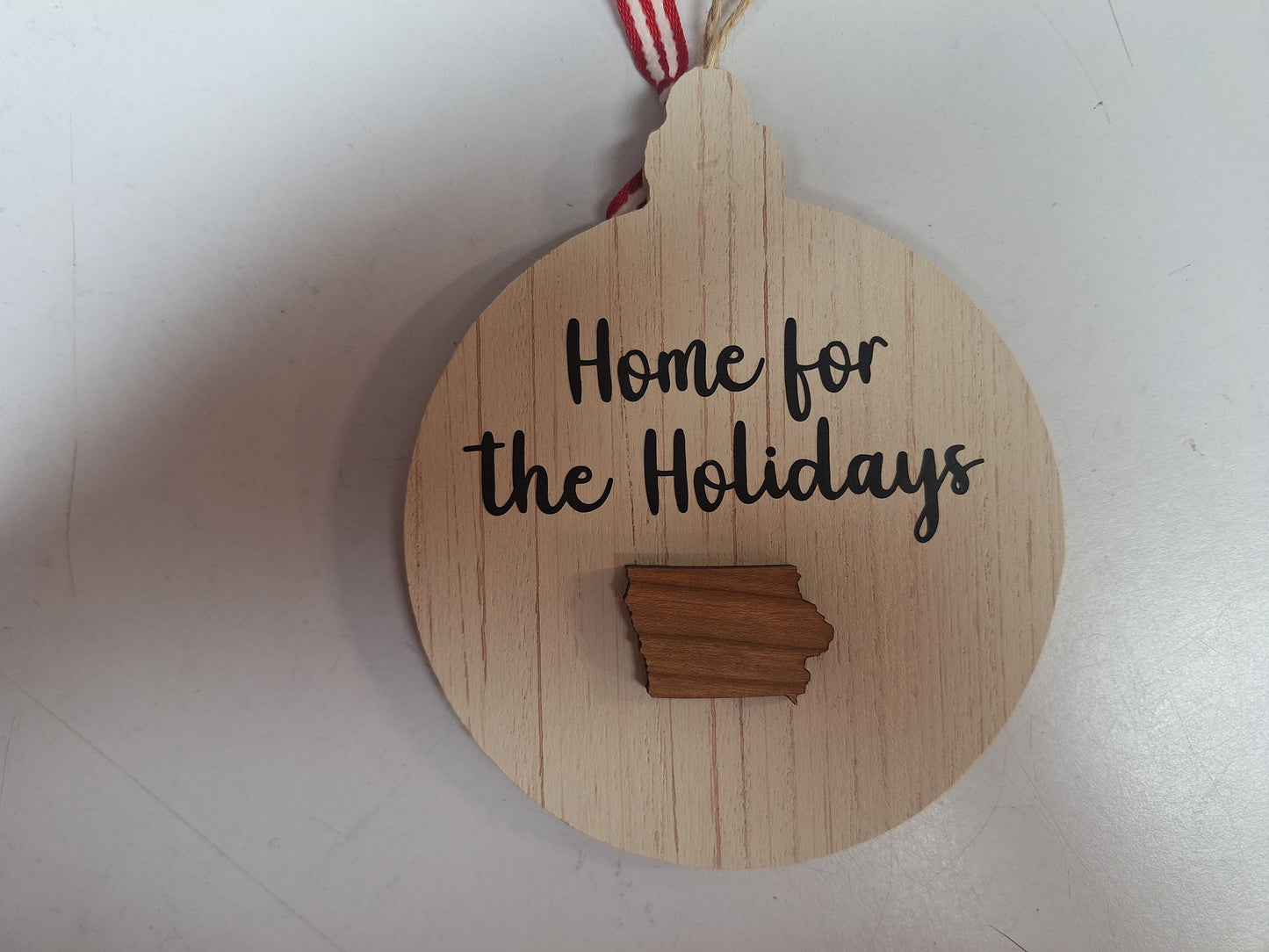 Wood Ornament - Home for Holidays