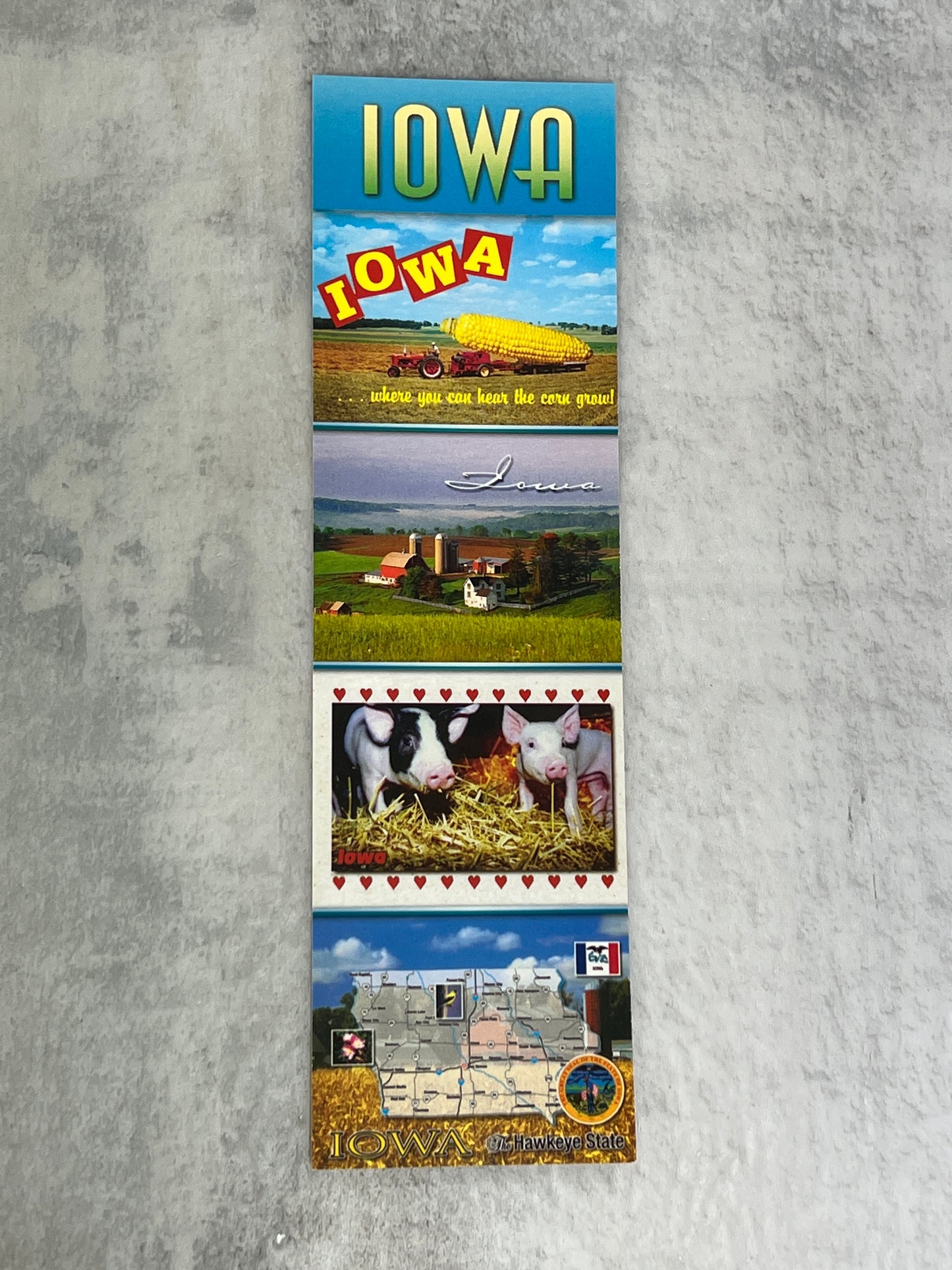 Iowa Collage Bookmark