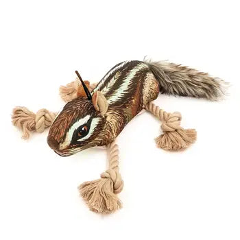 Rope Chipmunk Dog Toy