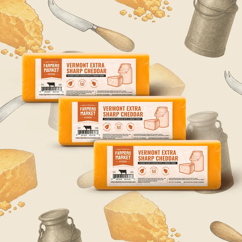 Palitos de queso cheddar