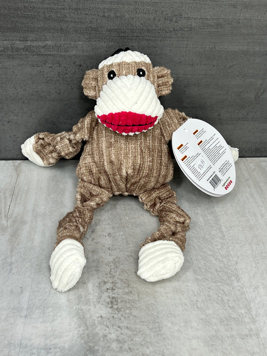 Sock Monkey Knottie Dog Toy