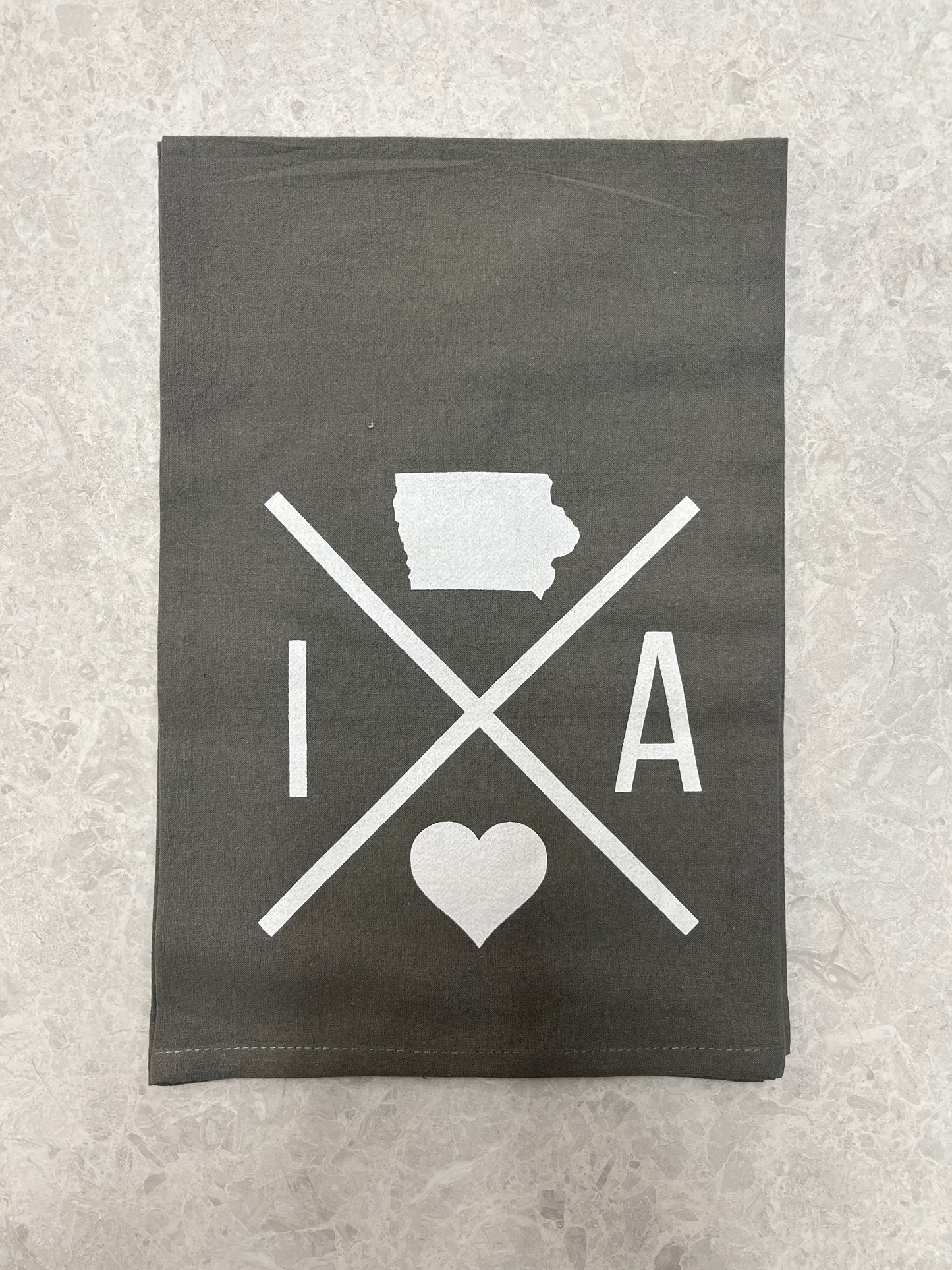 Gray Tea Towel