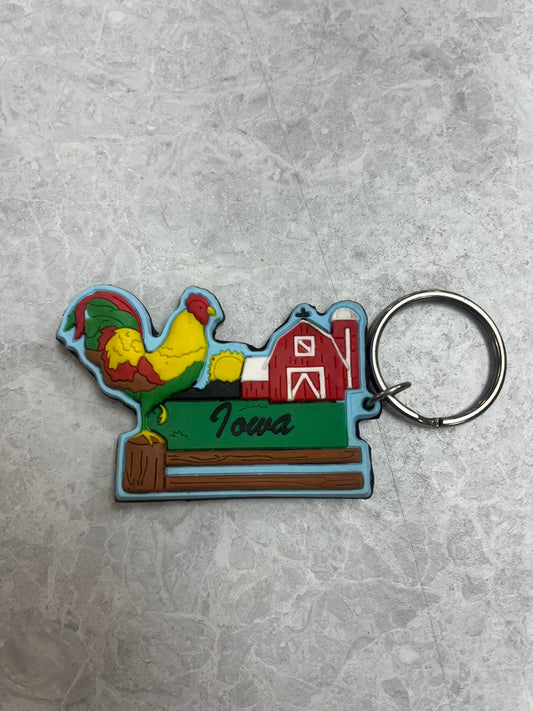 Rooster - Barn Keychain