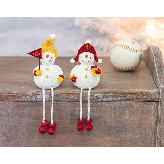 Iowa State Snowman Dangle Legs