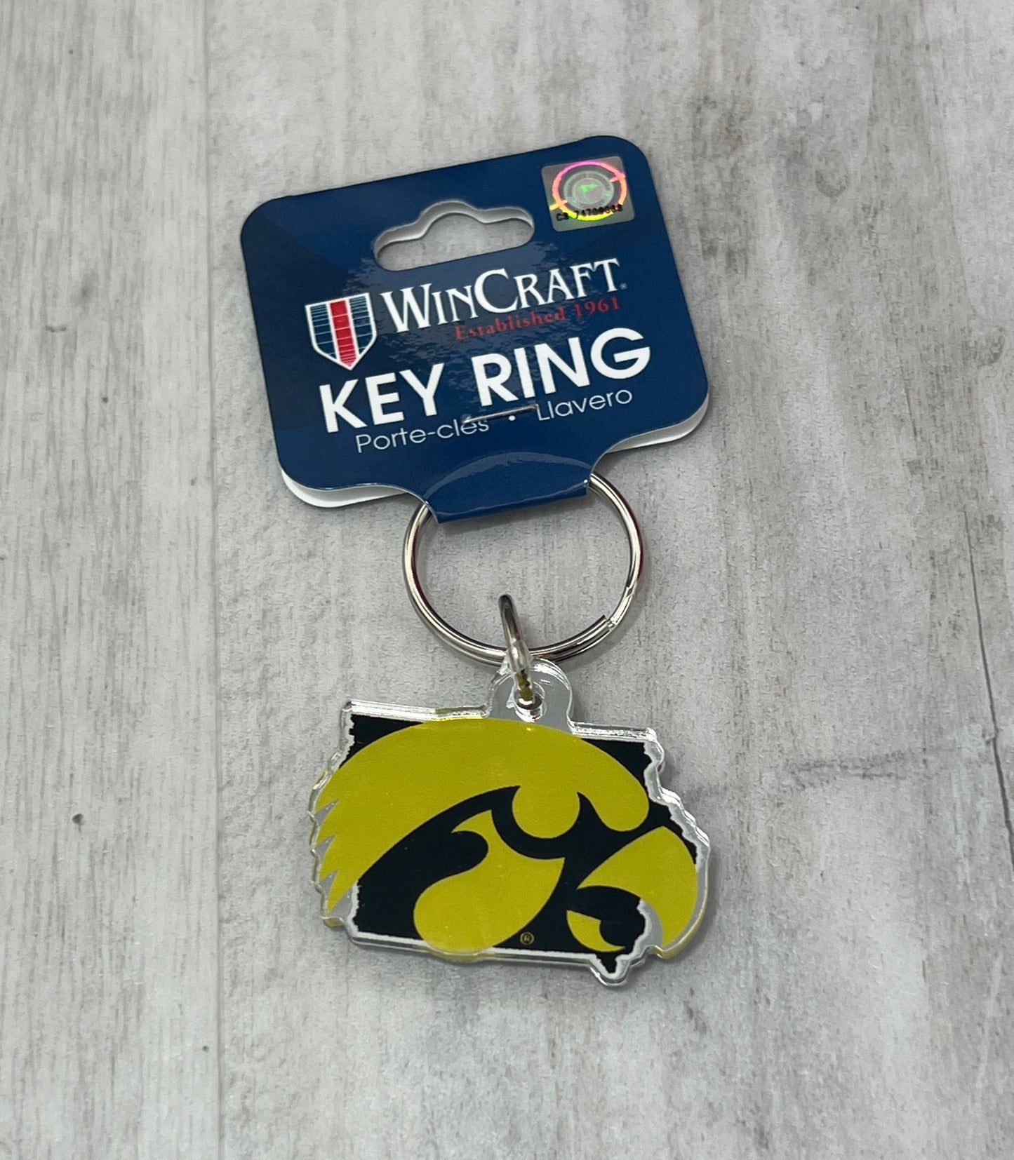 Collegiate Shaped Keyrings