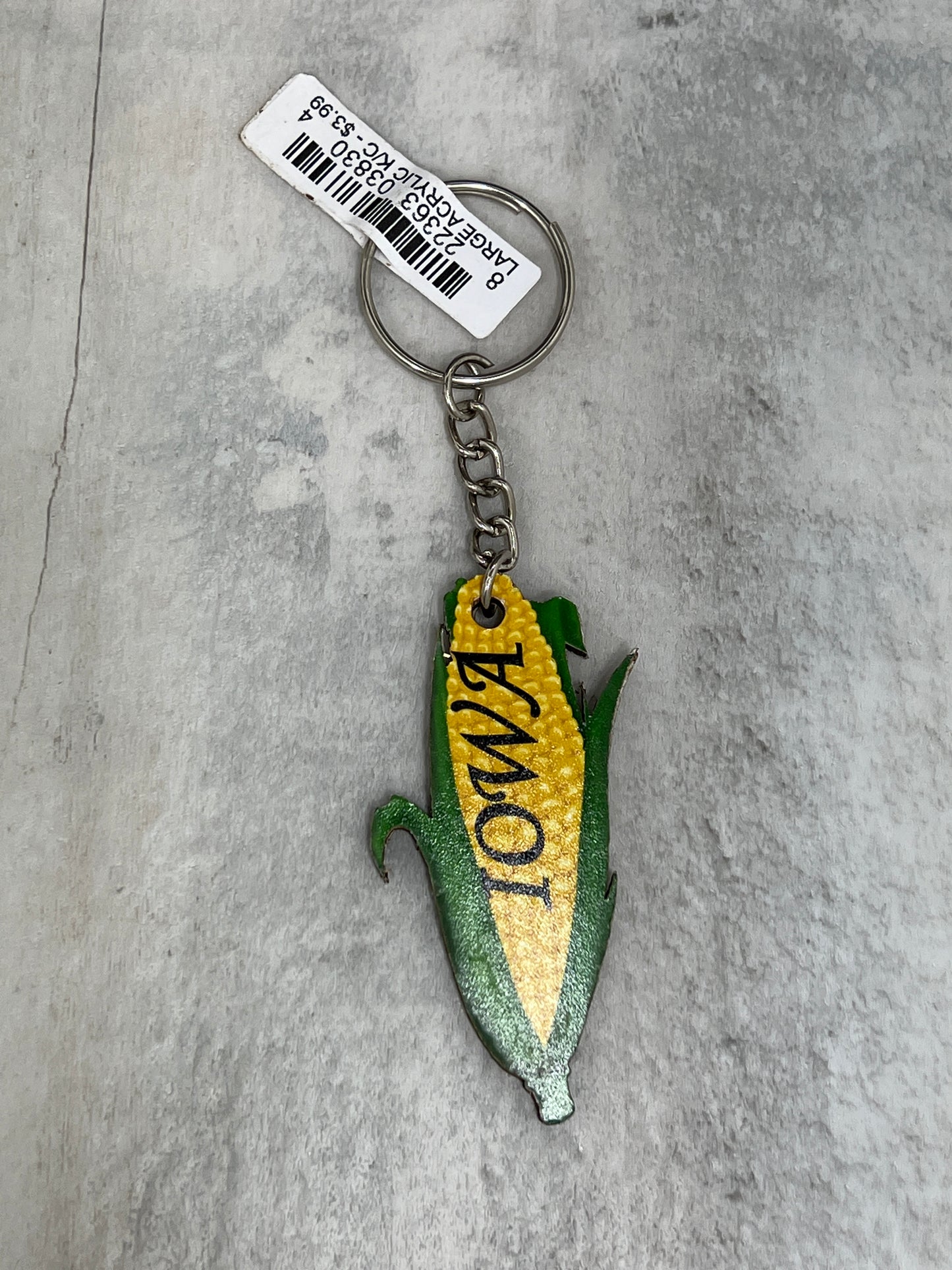Iowa Corn Cob Keychain