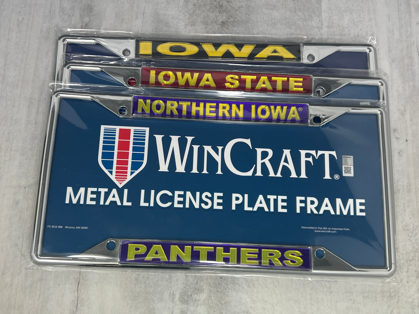 Collegiate License Plate Frame