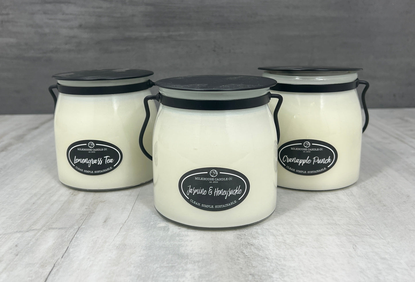 Velas Milkhouse - Tarro de mantequilla de 16 oz