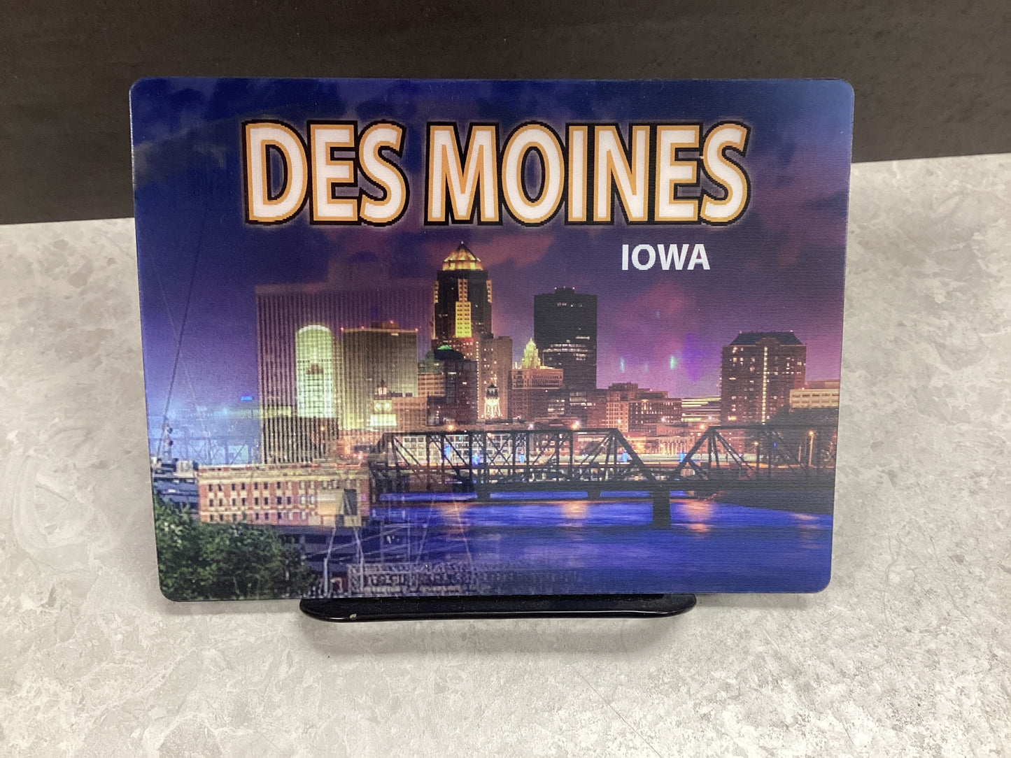 Des Moines Motion Postcard
