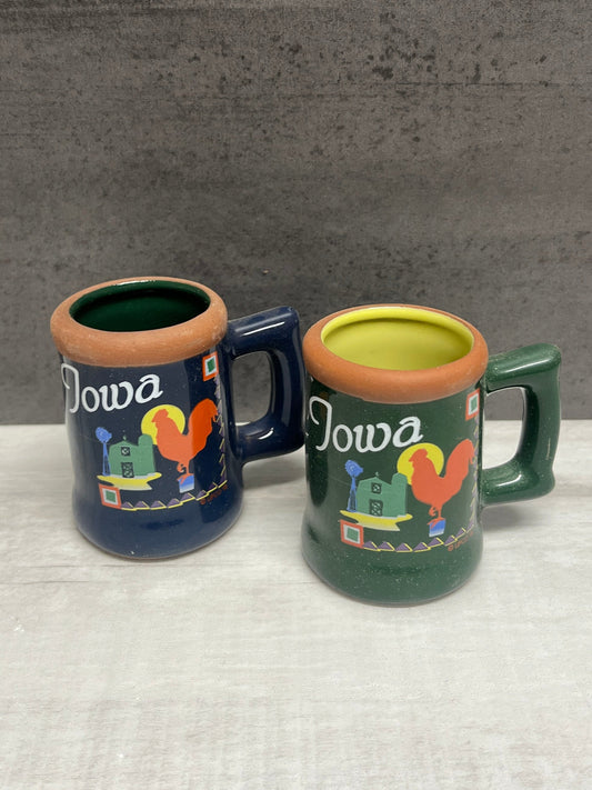 Iowa Farm w/ Handle Shot Glass