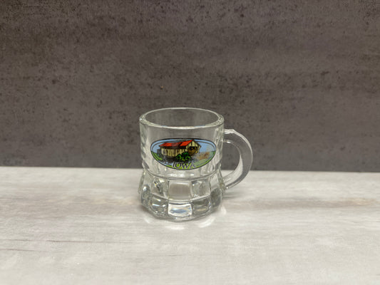 Iowa Covered Bridge Shot Glass w/ Handle