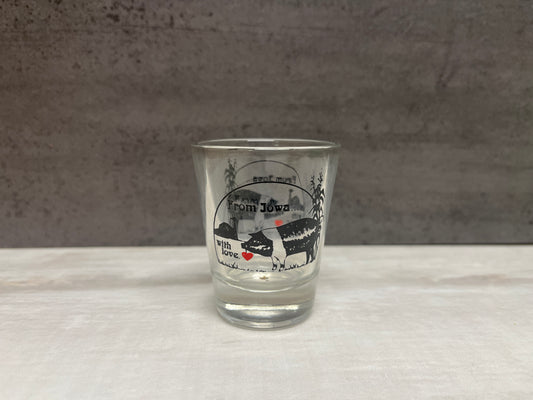 From Iowa with Love Shot Glass