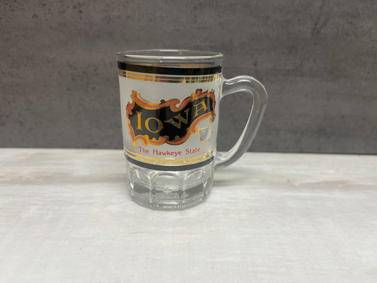 Iowa Hawkeye State Shot Glass w/ Handle