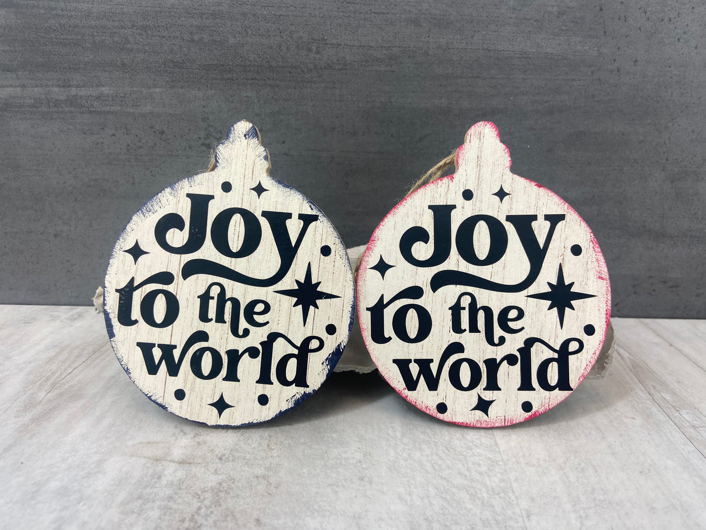 Wood Iowa Ornaments