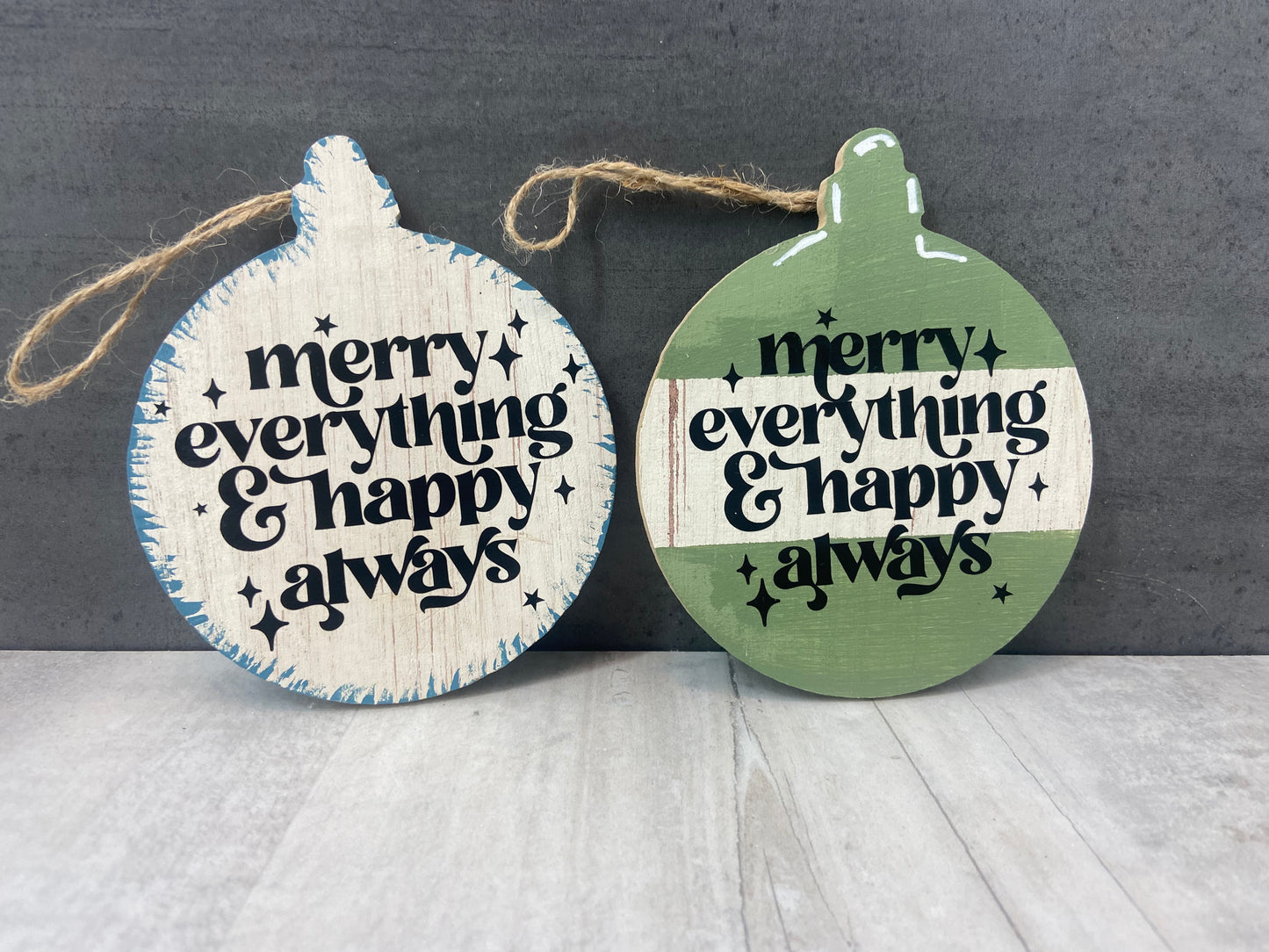 Wood Iowa Ornaments