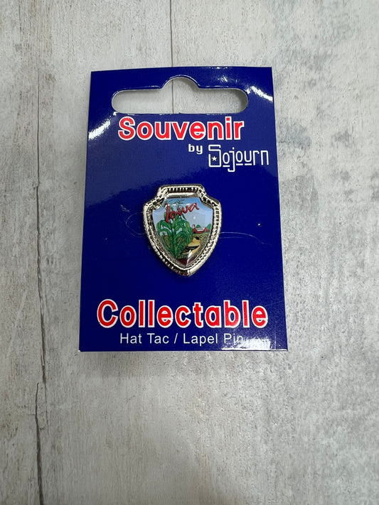 Iowa Souvenir Hat Pin