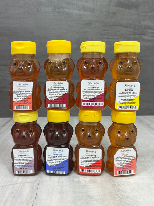 Randol Flavored Honey (6oz Bear)