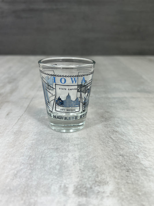 Hawkeye State Shot Glass