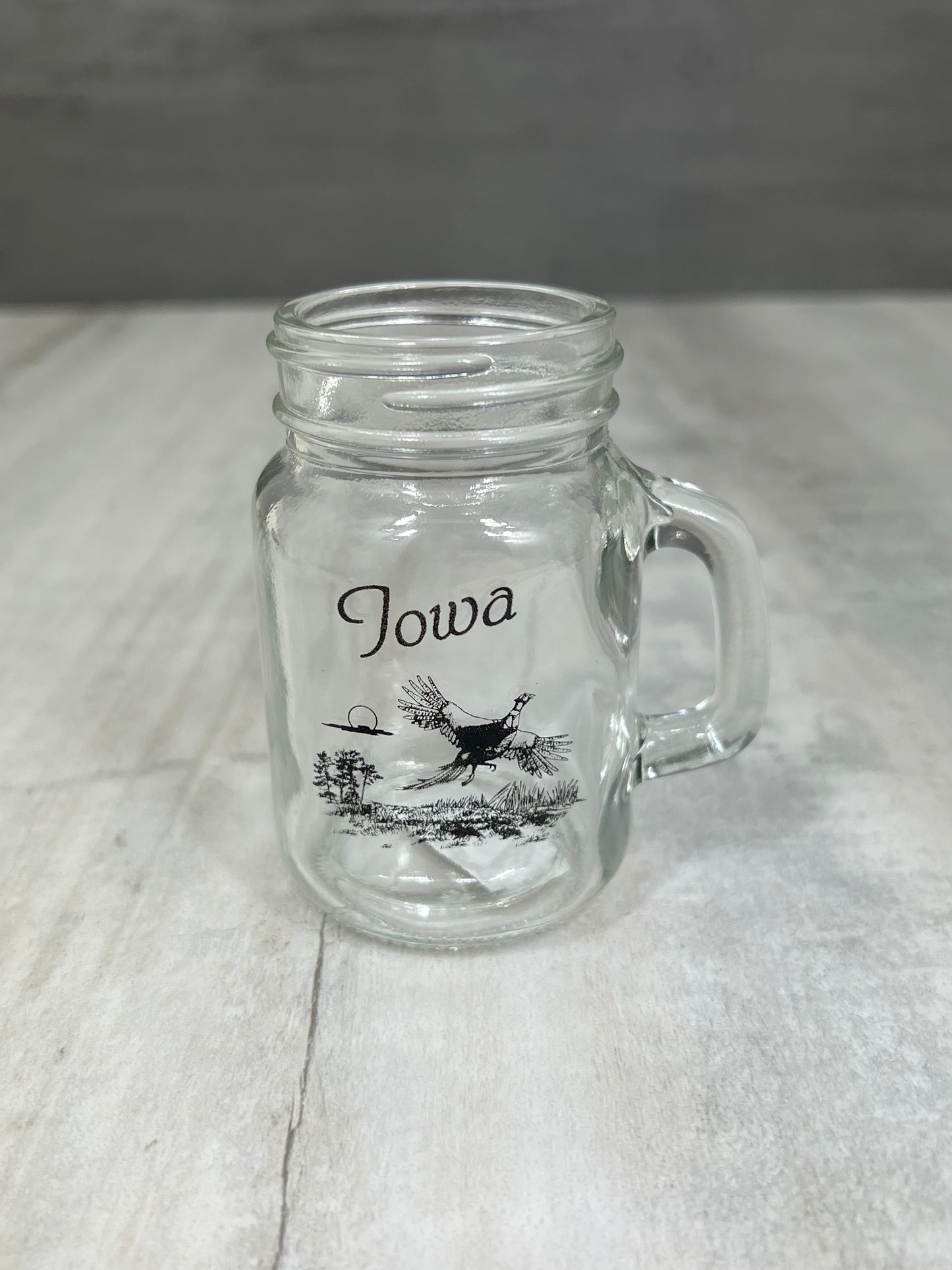 Iowa Mini Mason Jar Shot Glass