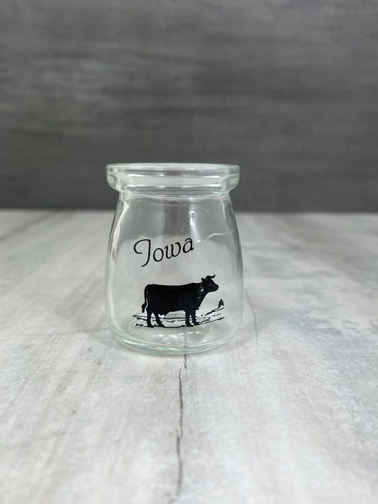 Iowa Milk Jar Shot Glass