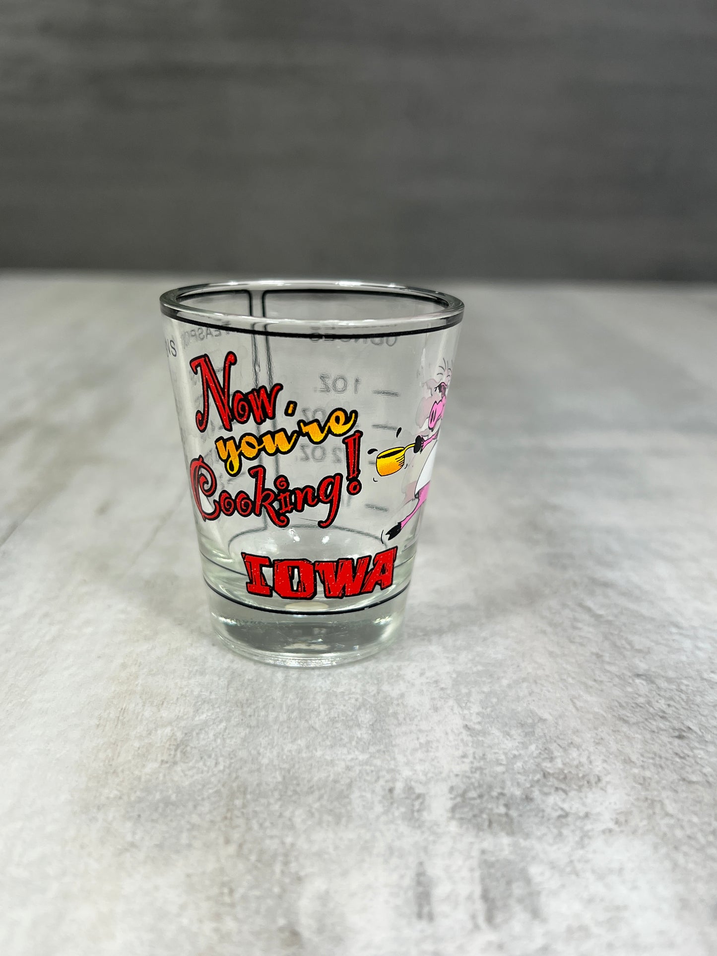 Now You're Cooking Shot Glass
