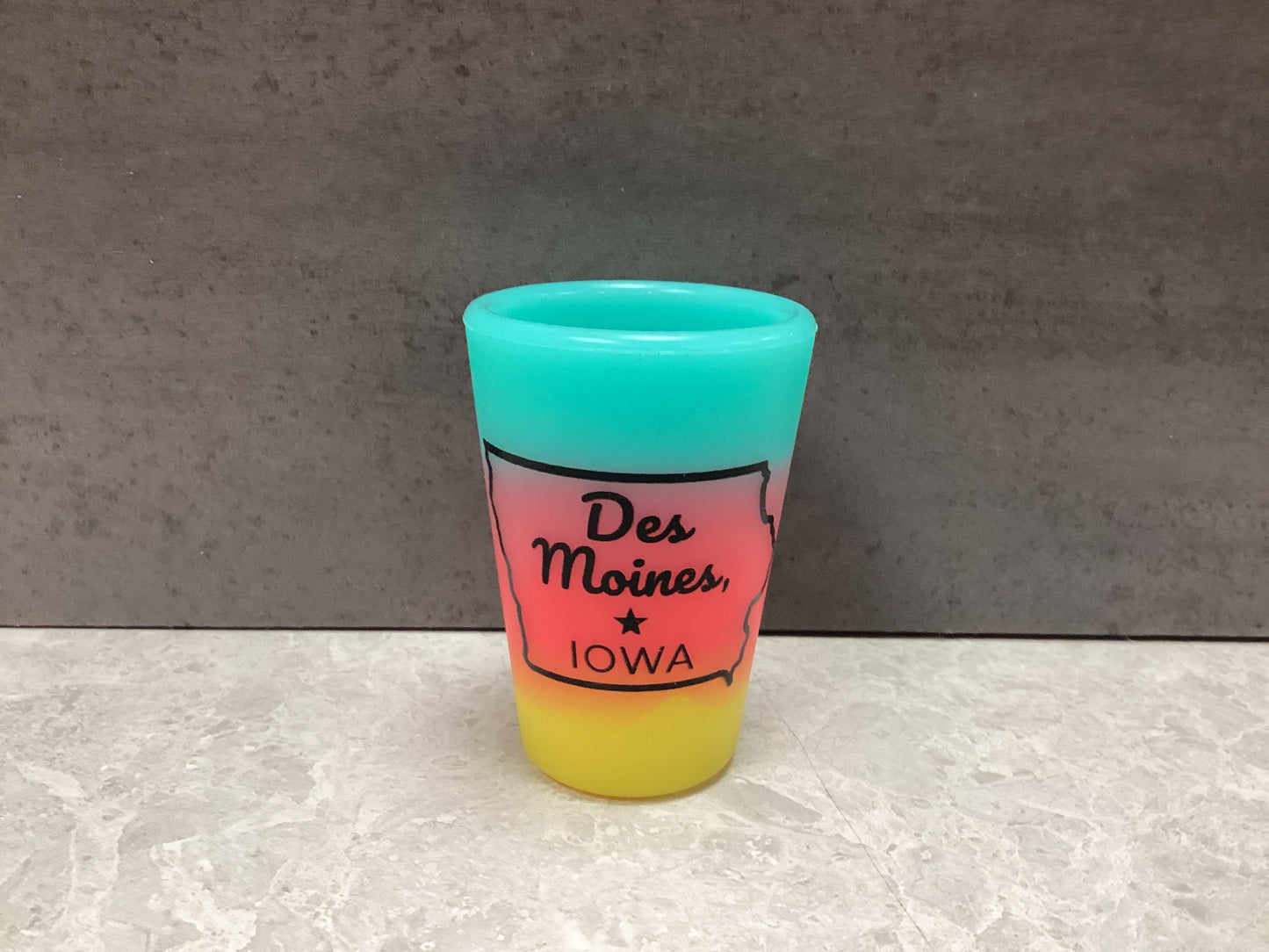 Des Moines Silicone Shot Glass