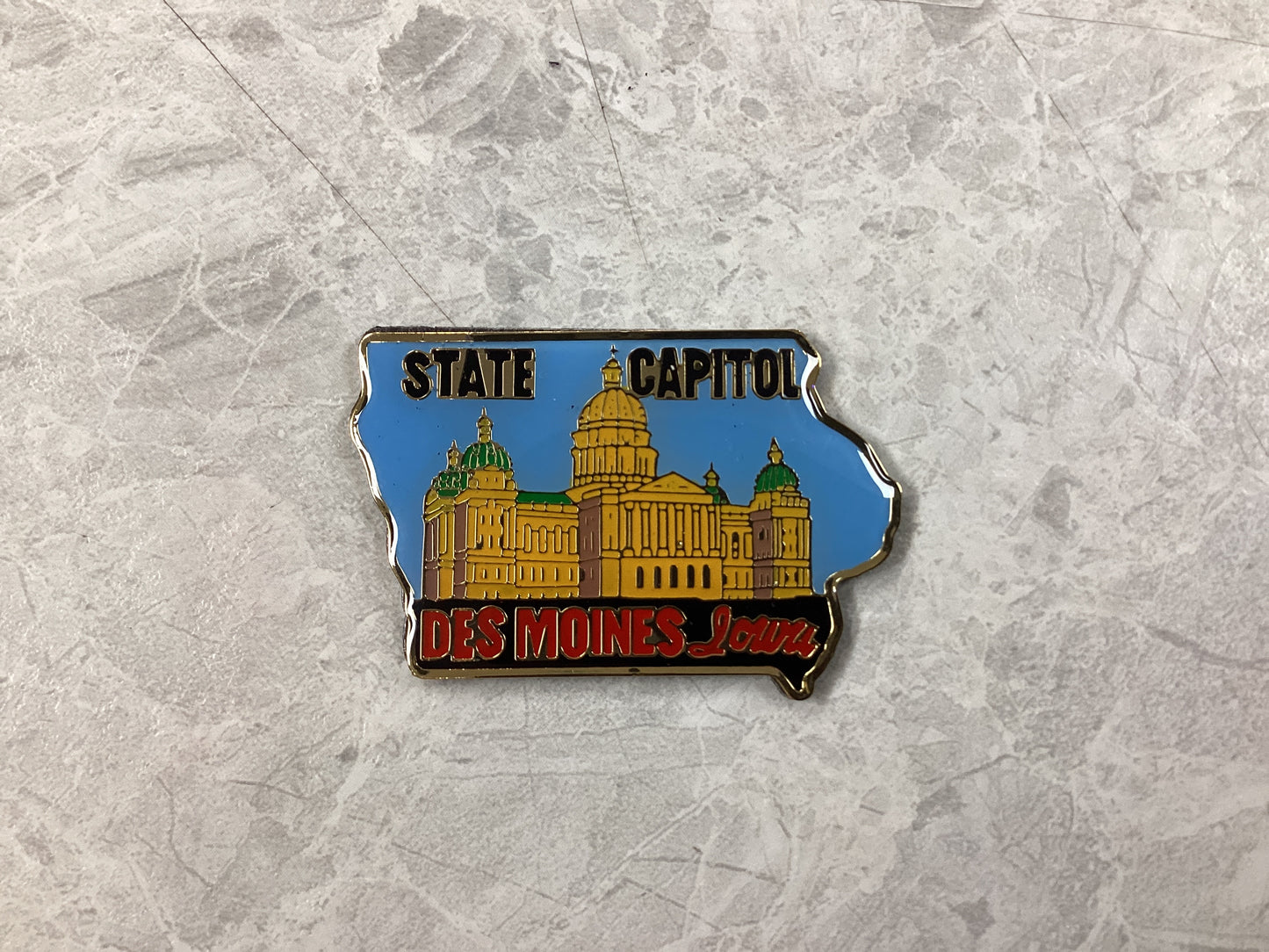 State Capitol Brass Magnet