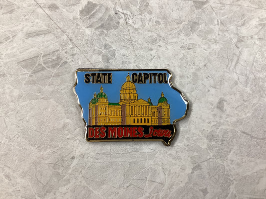 State Capitol Brass Magnet
