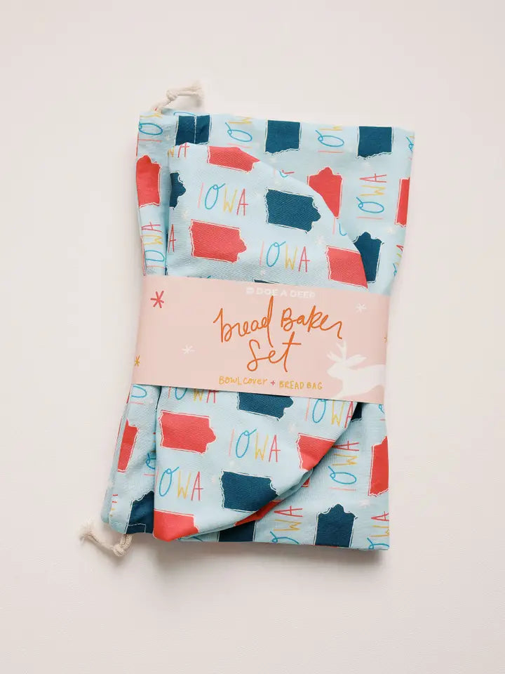 Doe a Deer Baking Set (Bowl Cover and Bread Bag)