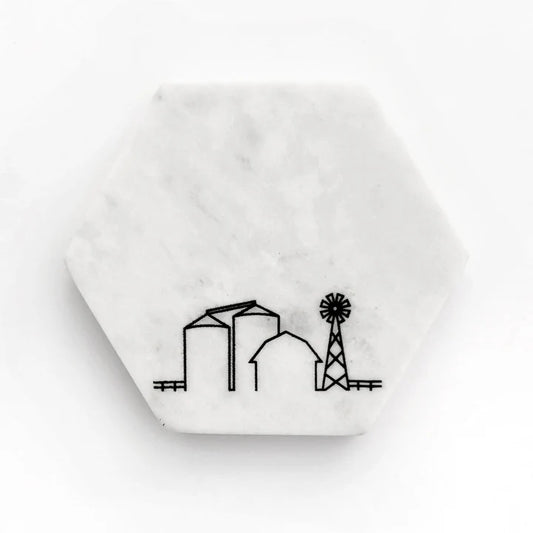 Posavasos de mármol - Cheers Ink