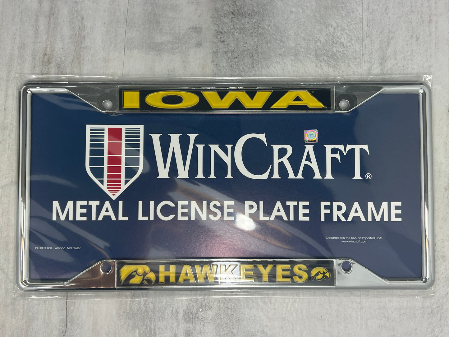 Collegiate License Plate Frame
